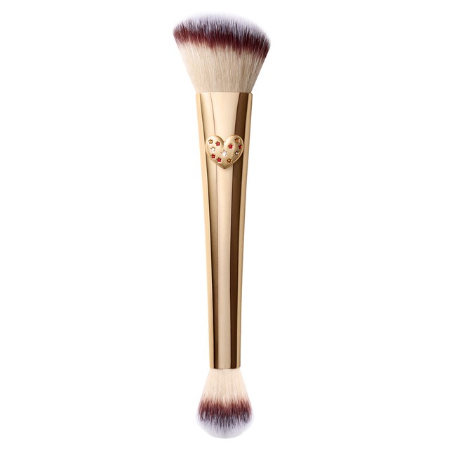 【即日発送】【  BH cosmetics  】 スカルプトアンドブレンド①　ゴールド＆ブラック　10本メイクブラシ　ラグジュアリーメイクブラシセット