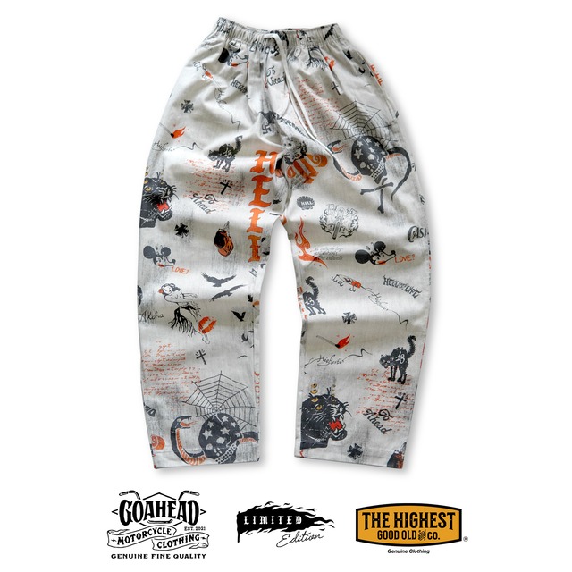 【THE HIGHEST × GOAHEAD】VINTAGE FLASH EASY PANTS