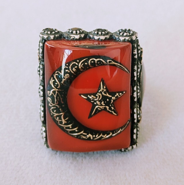 メンズ ハンドメイド リング（兜）925silver | HAYAT TURKISH STYLE