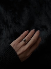 Silver 925 ring petite oval-8-1