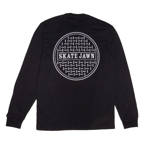 SKATE JAWN【Sewer Cap L/S Tee - Black】