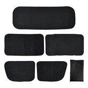 セイワ(SEIWA) 車種専用用品 スズキ エブリイ EVERY (DA17V JOIN/PC/PAリミテッド/PA)専用 マグネット遮光カーテン 5枚セット IMP164 車中泊 NVクリッパー スクラムバン ミニキャブバン カー用品 車中泊 サンシェード