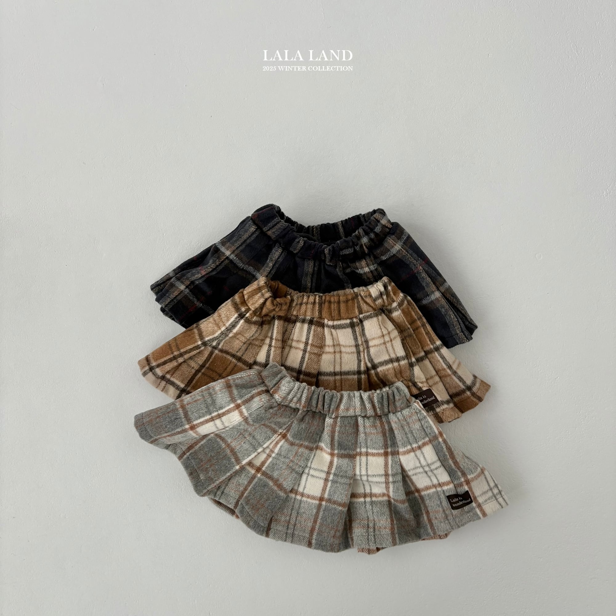 【予約】Baguette Check Skirt