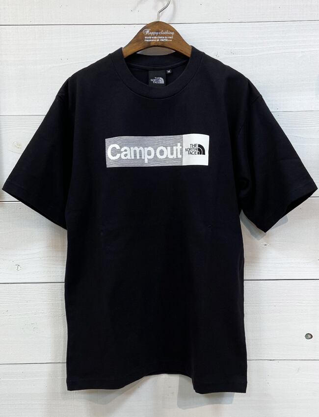 THE NORTH FACE (ザノースフェイス) キャンプアウトロゴティー (K)ブラック NT32011