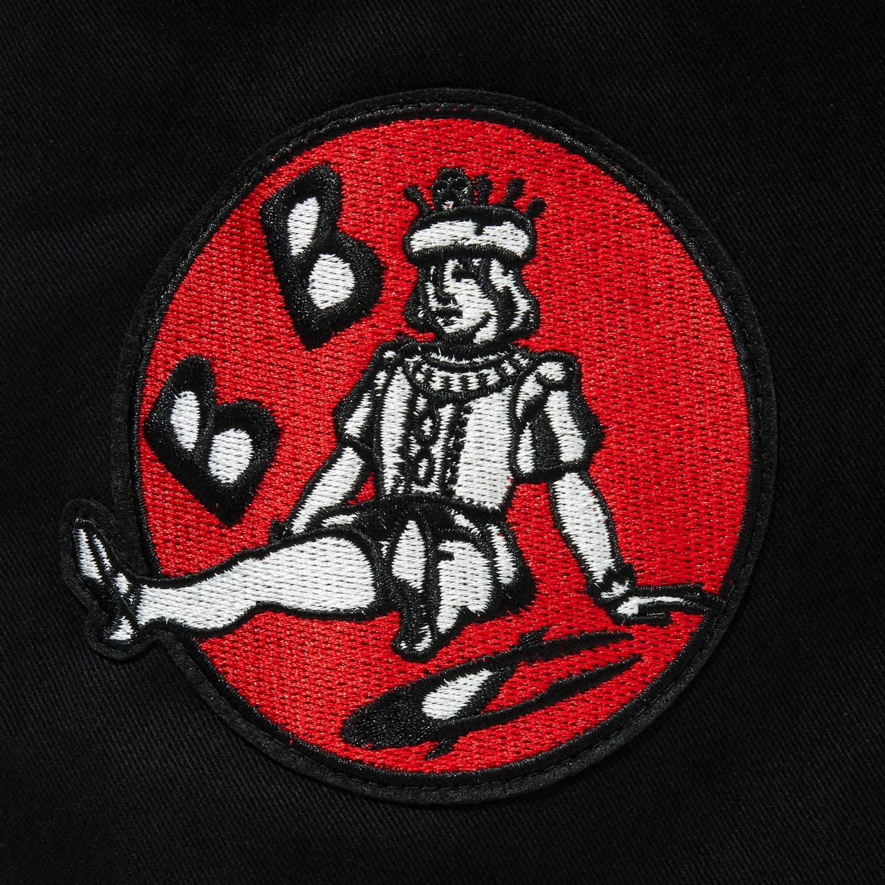 BILLONAIREBOYSCLUB/ICECREAM / COTTON TWILL VARSITY JACKET