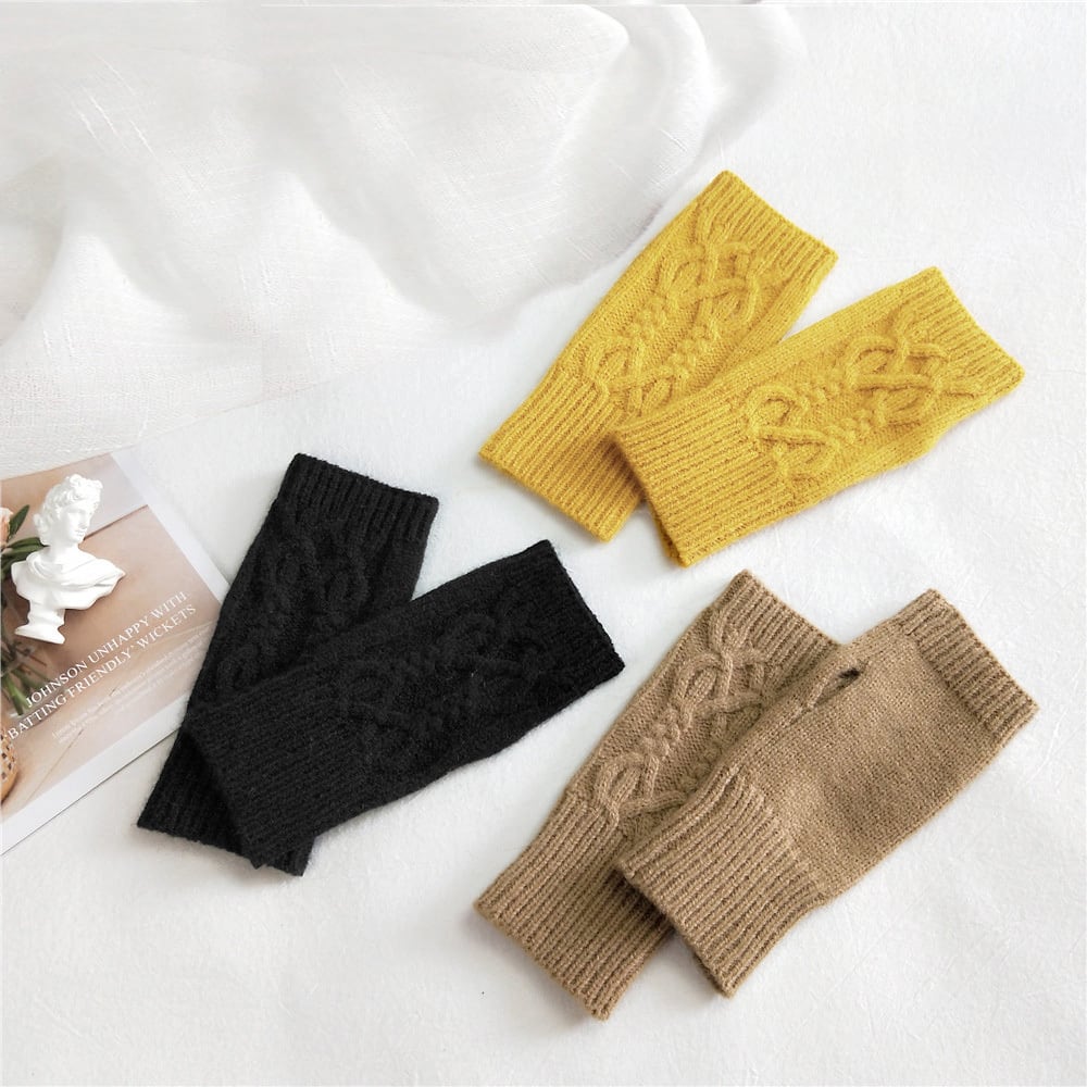 ケーブルニット アームウォーマー レディース メンズ グローブ かわいい おしゃれ 大人 きれいめ 防寒 保温 男女兼用 大人可愛い 大人女子