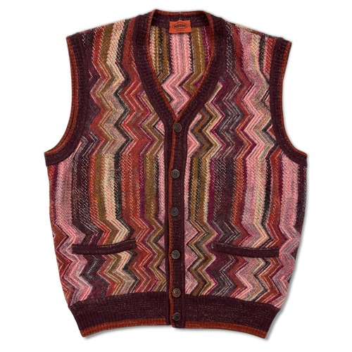 【MISSONI】KNIT VEST ニットベスト　ミッソーニ