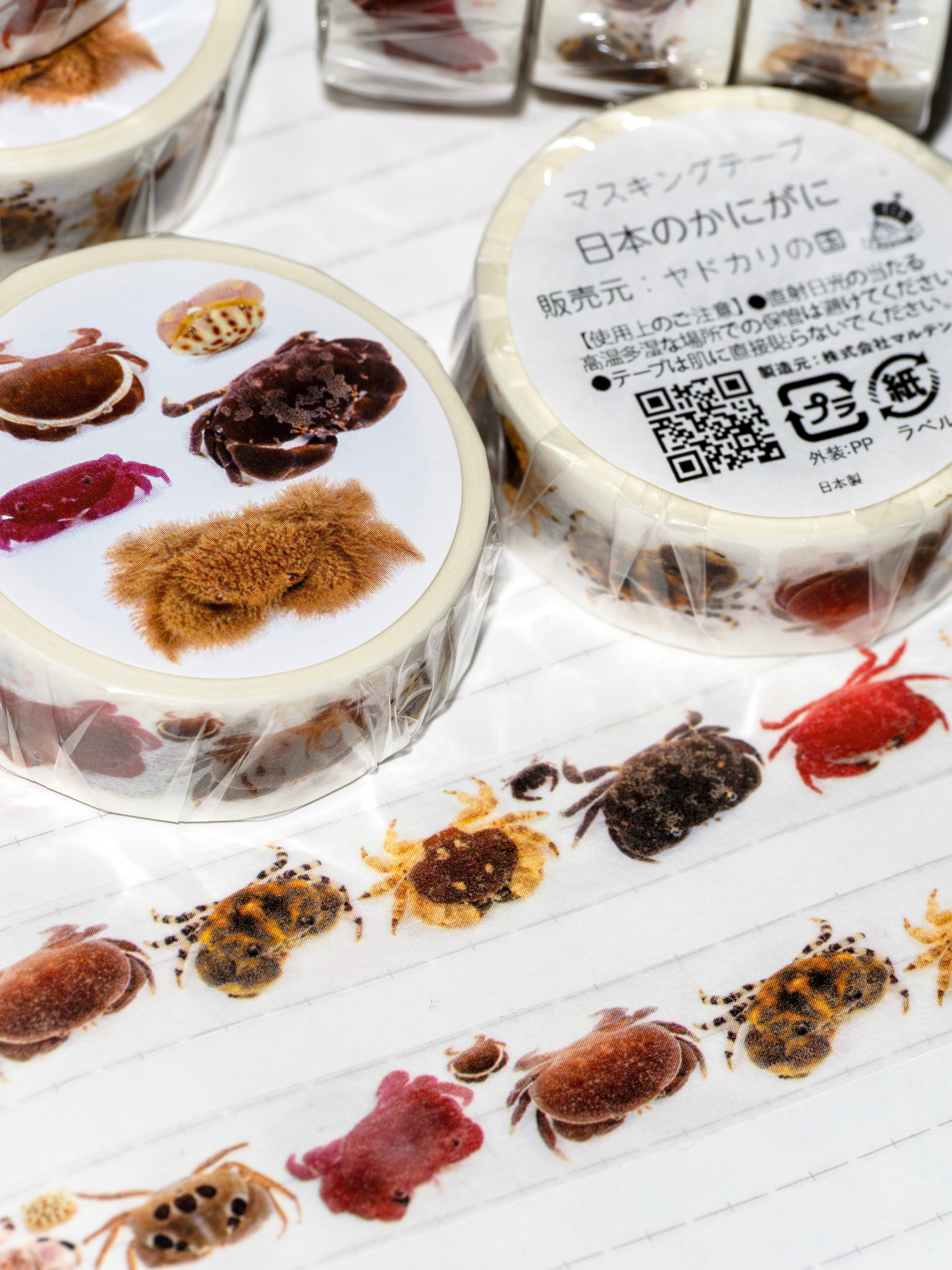 マスキングテープ】日本のかにがに | ヤドカリの国