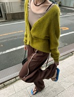 【新作5％OFF・3日間】Wool V-neck Knit Cardigan_4colors