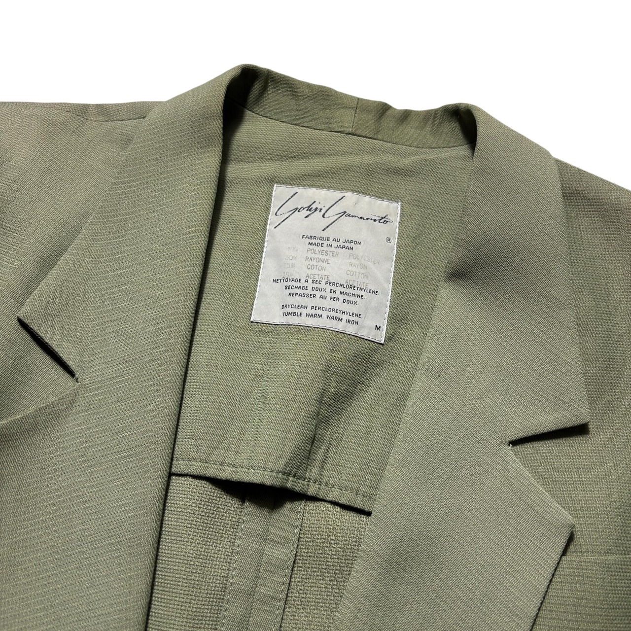 archive YOHJI YAMAMOTO asymmetrical wrap tailored jacket