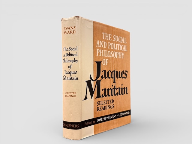 【SFF194】【FIREST EDITION】The Social and Political Philosophy of Jacques Maritain(1955) /Jacques Maritain