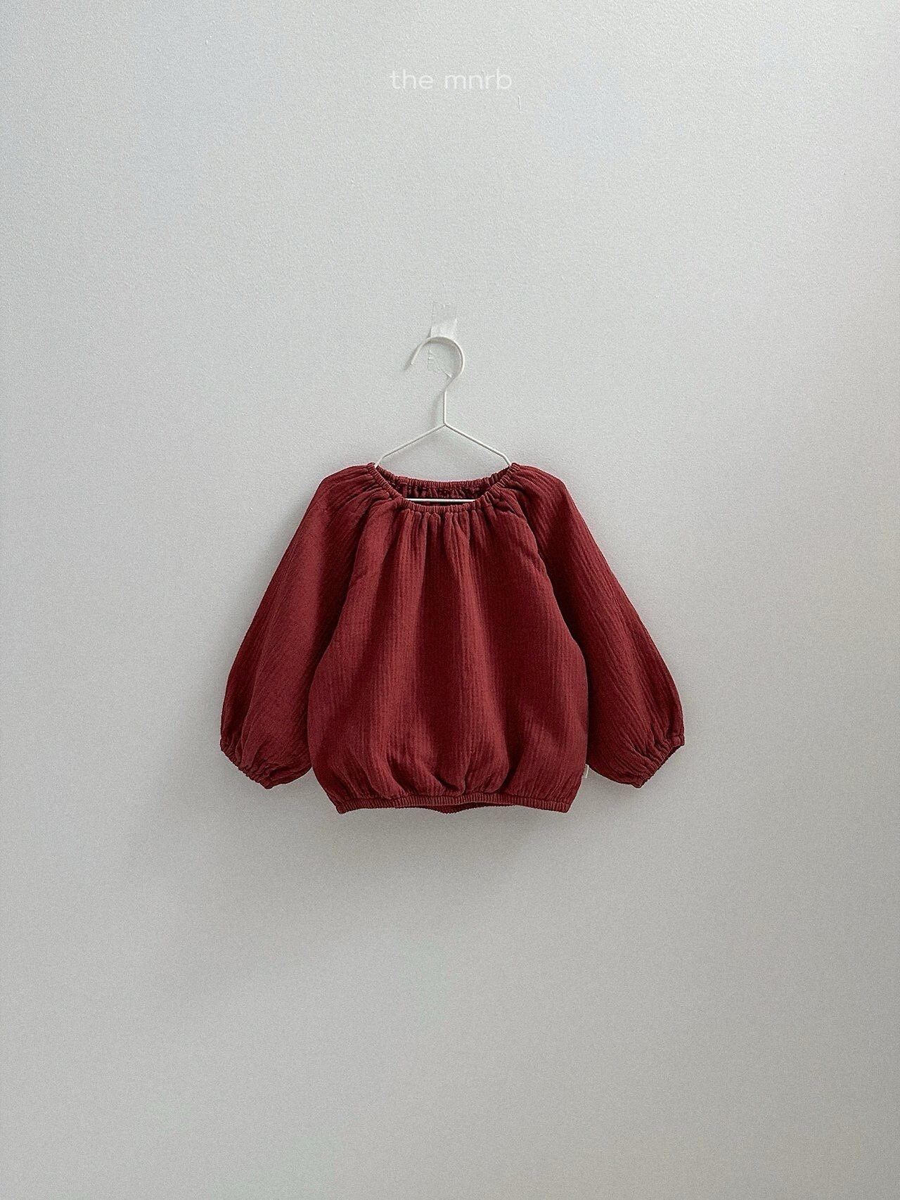 送料無料【予約】/ バルーンブラウス / minirobe