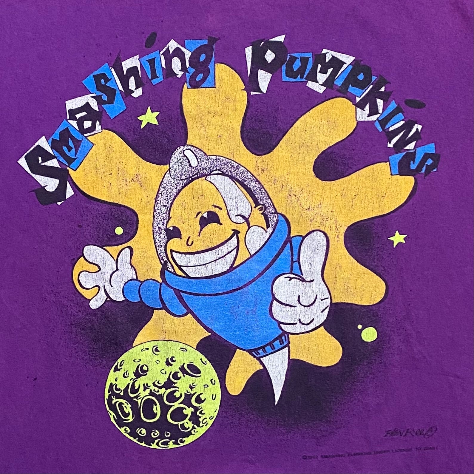 Smashing Pumpkins starla 90s Tシャツ vintage 90s SMASHING PUMPKINS STARLA ASTRONAUT PURPLE