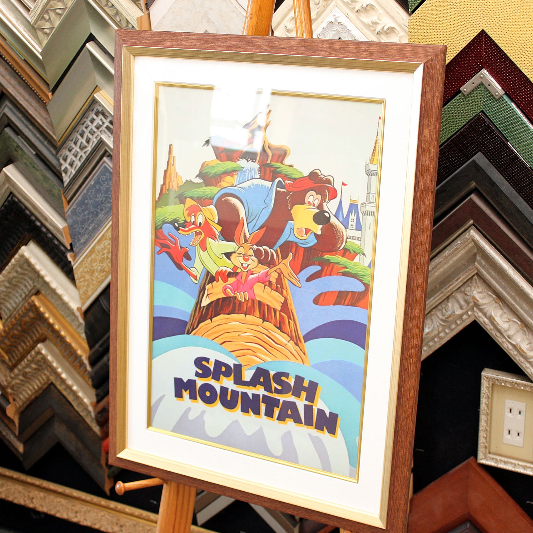 ディズニー限定デザイン ジクレーポスター ディズニー絵画「ソーサラー ミッキー/ザ スペル」限定部数