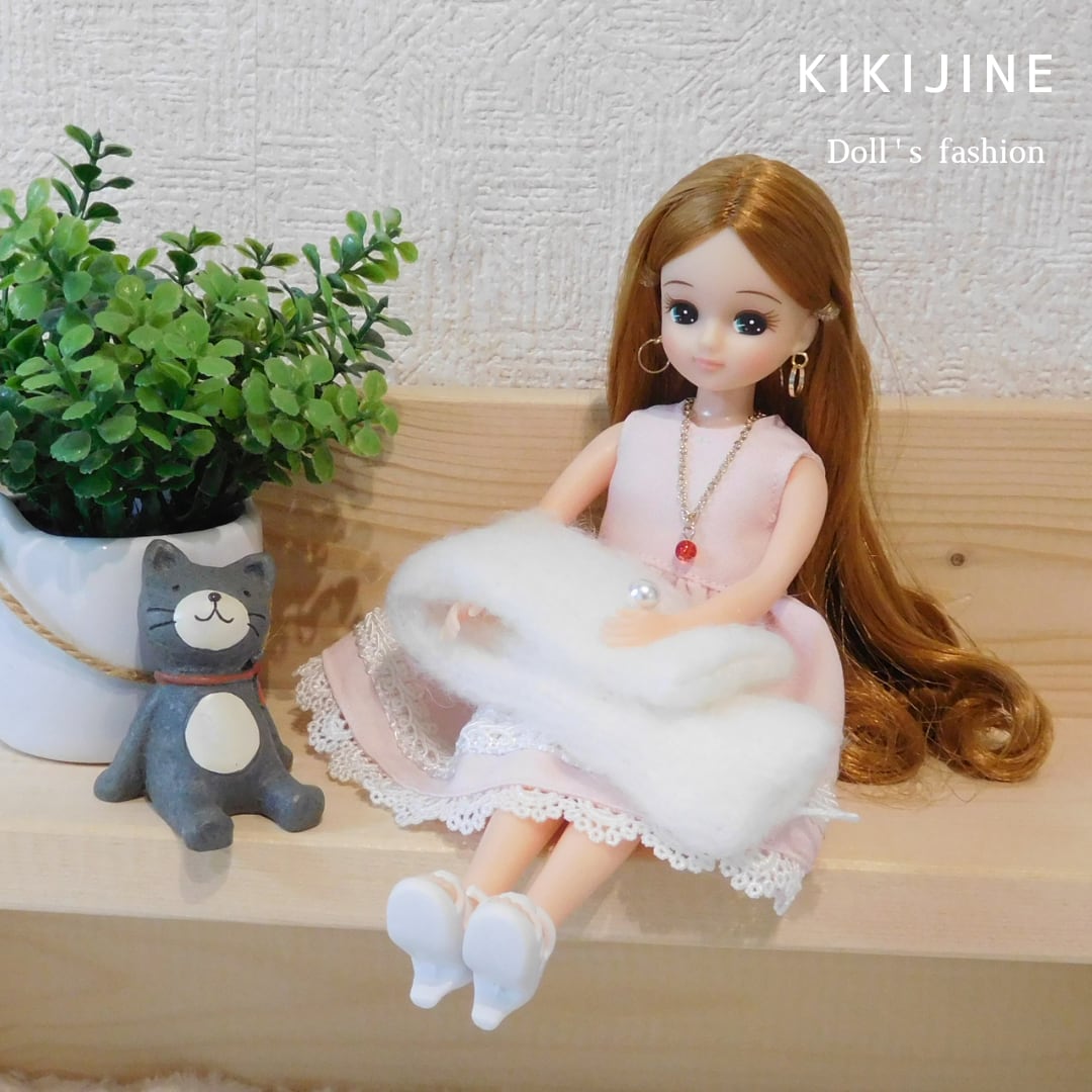 リカちゃん ピンク色のワンピースセット | KIKIJINE