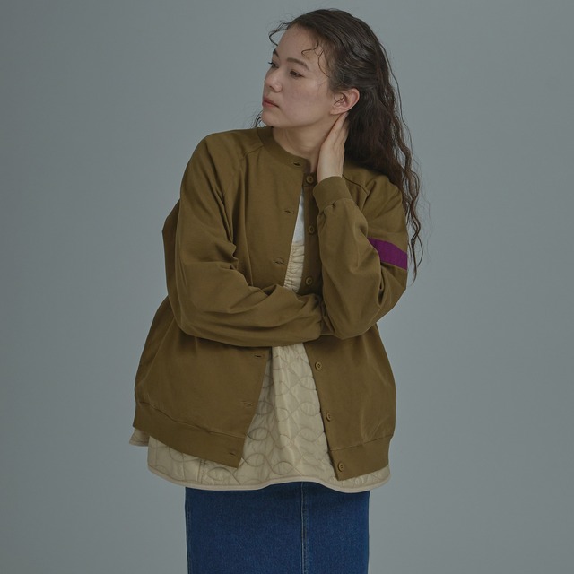 alee 配色テープカーディガン /853121