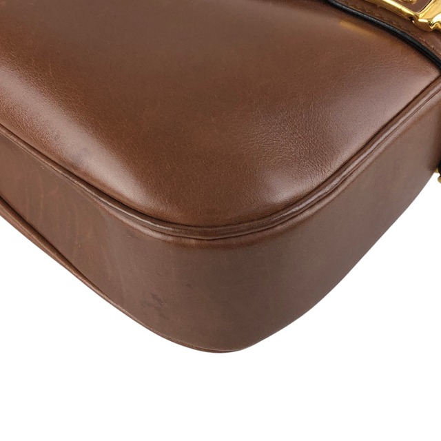 CELINE セリーヌ ショルダーバッグ ブラウン 馬車 ホースキャリッジ レザー vintage ヴィンテージ オールド ggiycy