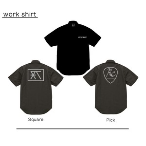 RC-logo ワークシャツ【BLACK 全２種】(work-shirt - 2types)