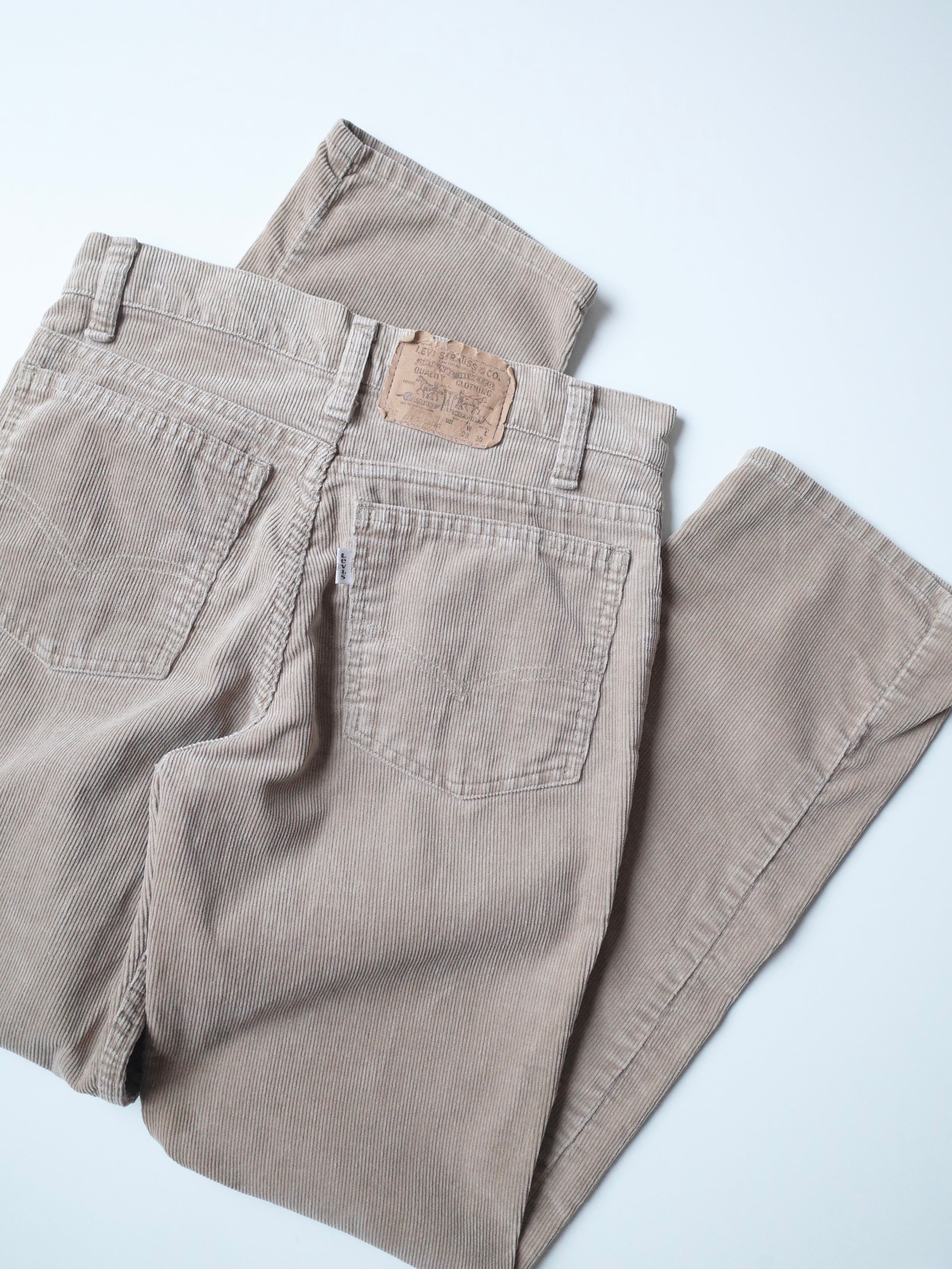 80s Levi's 719 corduroy pants W28