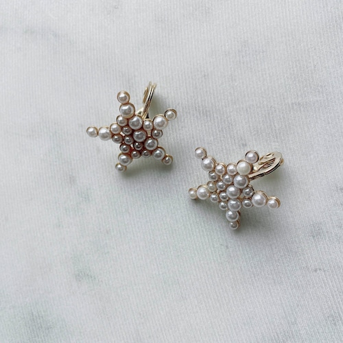 Pearl Star Earring  パールスターイヤリング