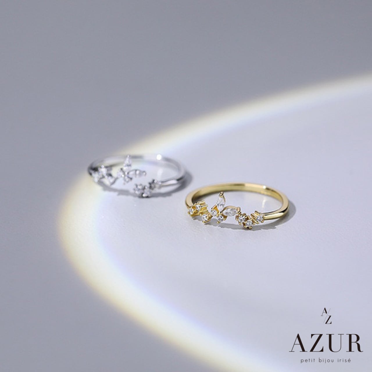 バタフライジルコニアリング