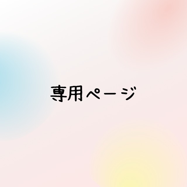 専用ページ　