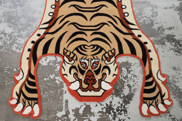 Tibetan Tiger Rug 《Lサイズ•ウール・NIGOモデル103》チベタンタイガーラグ