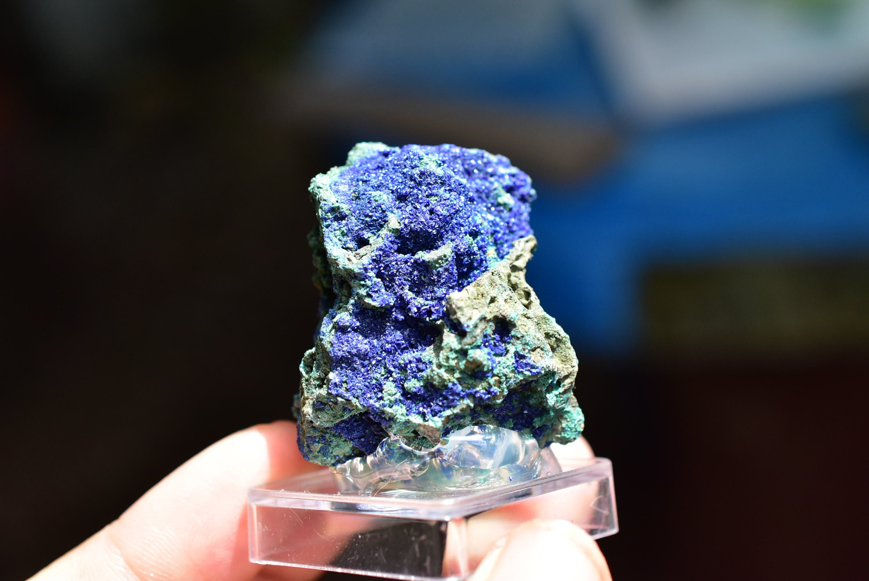 2つの石がひとつに☆アズロマラカイト原石 azm004 | Funky garuda