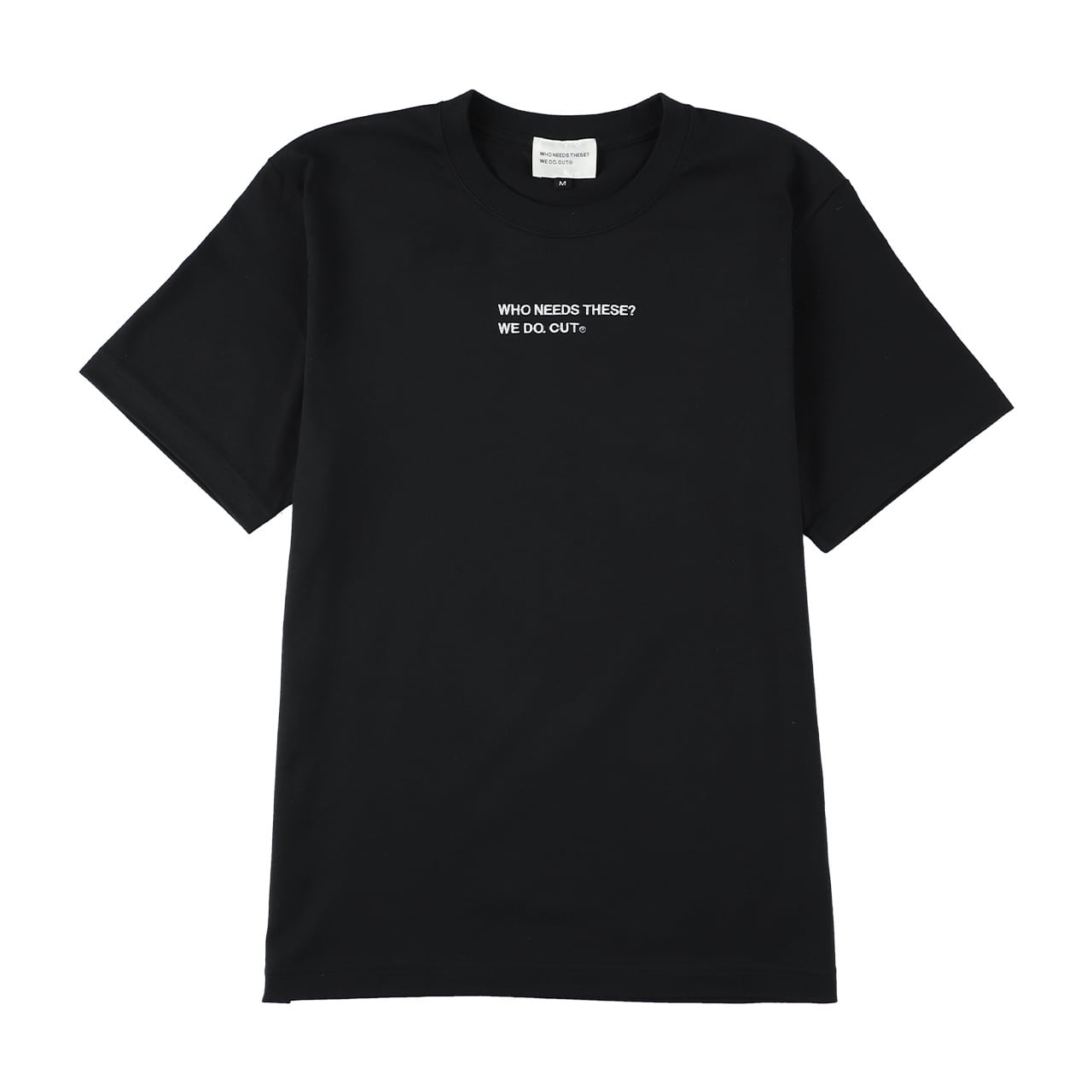 定番】ロゴ刺繍Tシャツ / ブラック | CUT ONLINE STORE