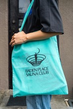 BADEN PLACE×RSB SAUNA CLUB TOTE BAG PASTEL EMERALD