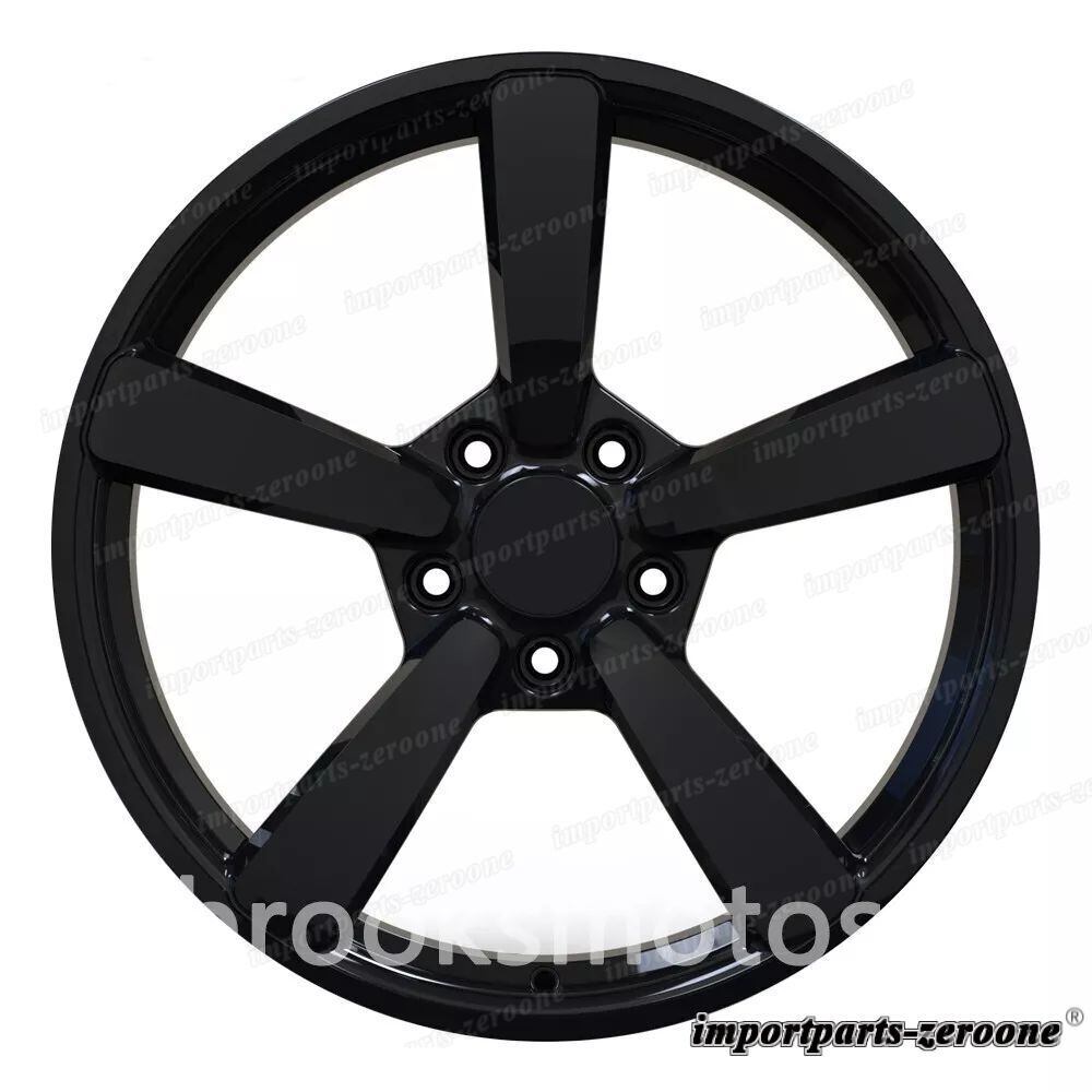 20インチ ブラック 5スポークホイール