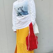 [Pattern] ポルカドットフラワーのワンハンドルバッグ