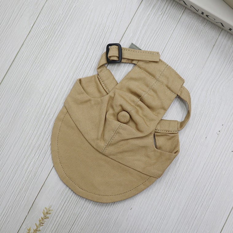 pallet hat M ～ L / 犬 帽子 キャップ ハット おしゃれ シンプル サファリ風 紫外線対策 ドッグウェア 日よけ 被り物 小型犬 中型犬 小物 韓国ワンコ服 zoobico