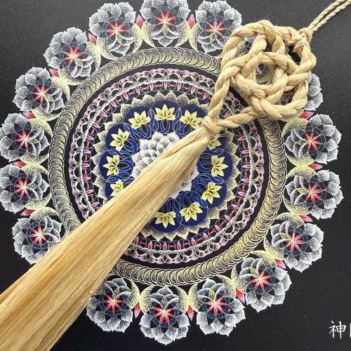 ✨牡牛座満生まれ✨国産特等精麻の引きなで飾り　なが～い&ボリュームさん ～ 豊穣 ～