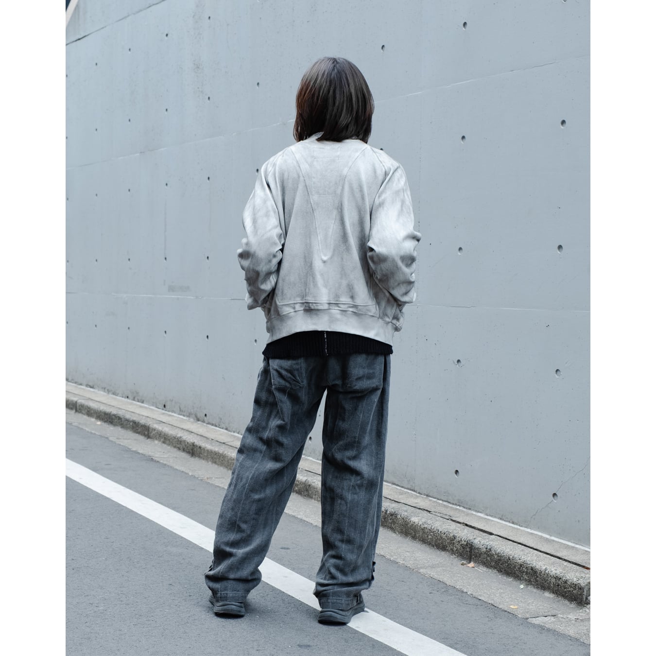 Professor.E ](プロフェッサーイー) 25SS-PE-JKT-09 Inverted Zip-up