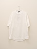 Izumi Kato x ALMOST BLACK 2023 AW T shirt white 加藤泉　オールモストブラック2023秋冬T シャツ 白