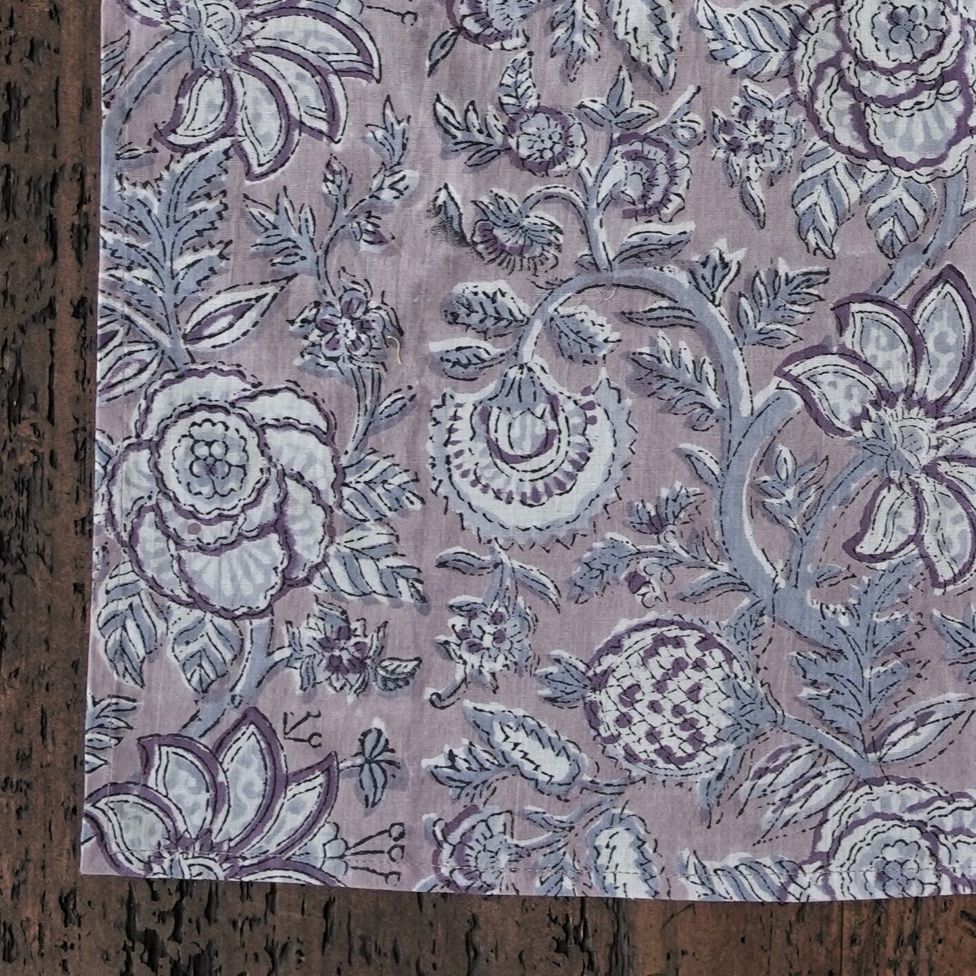 インド綿100% ブロックプリントバンダナ