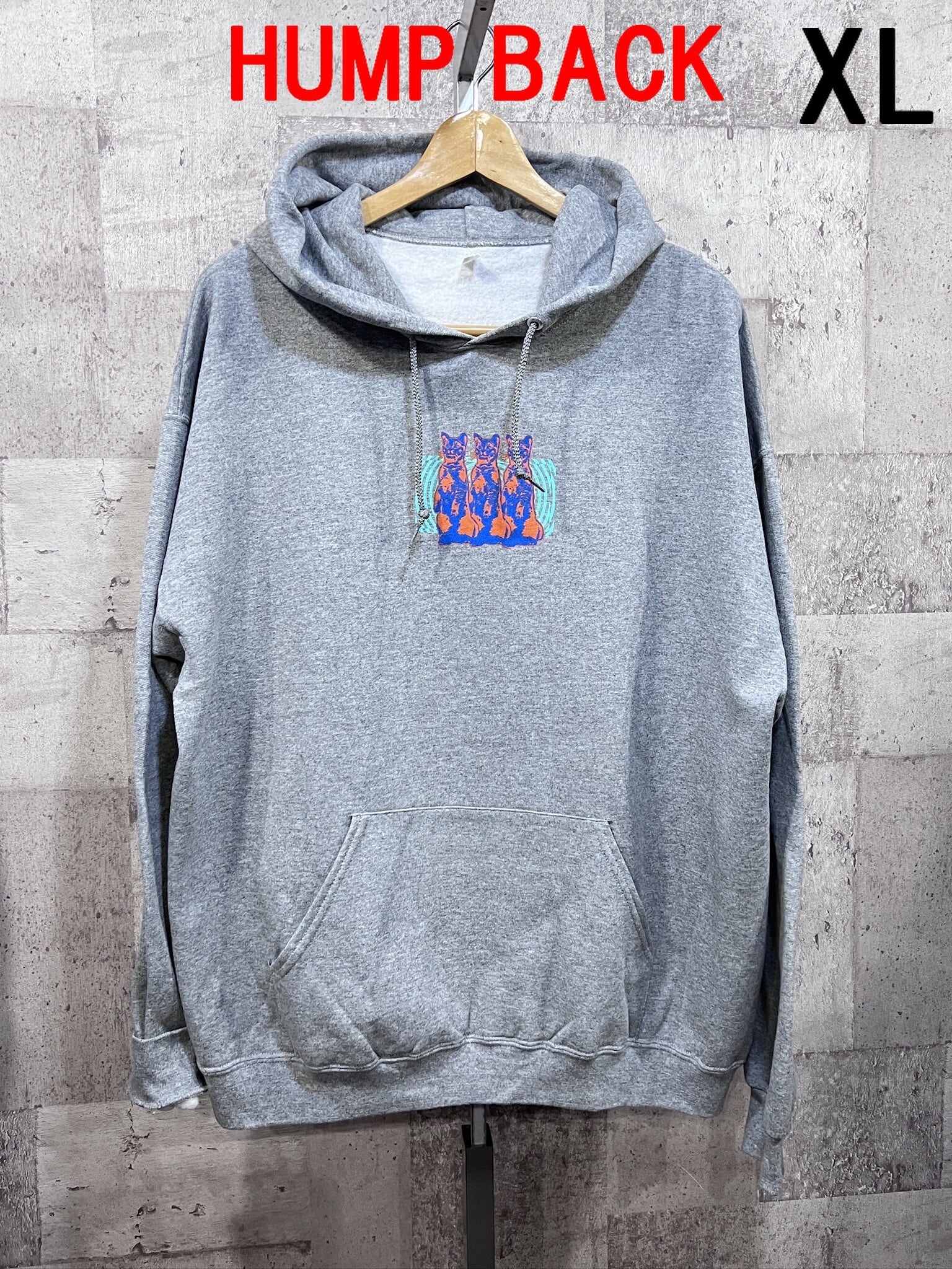 美品 ハンプバック アチャッター！パーカー XL HUMP BACK スウェット