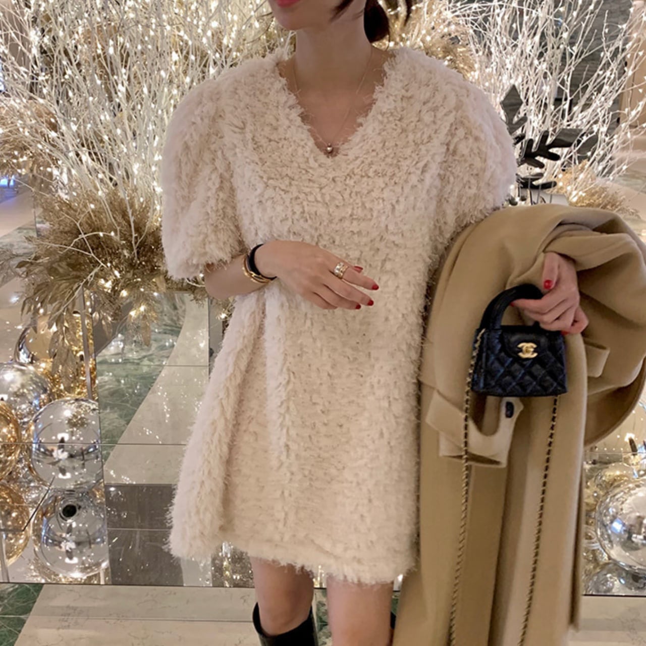 プードル ミニワンピース A4387