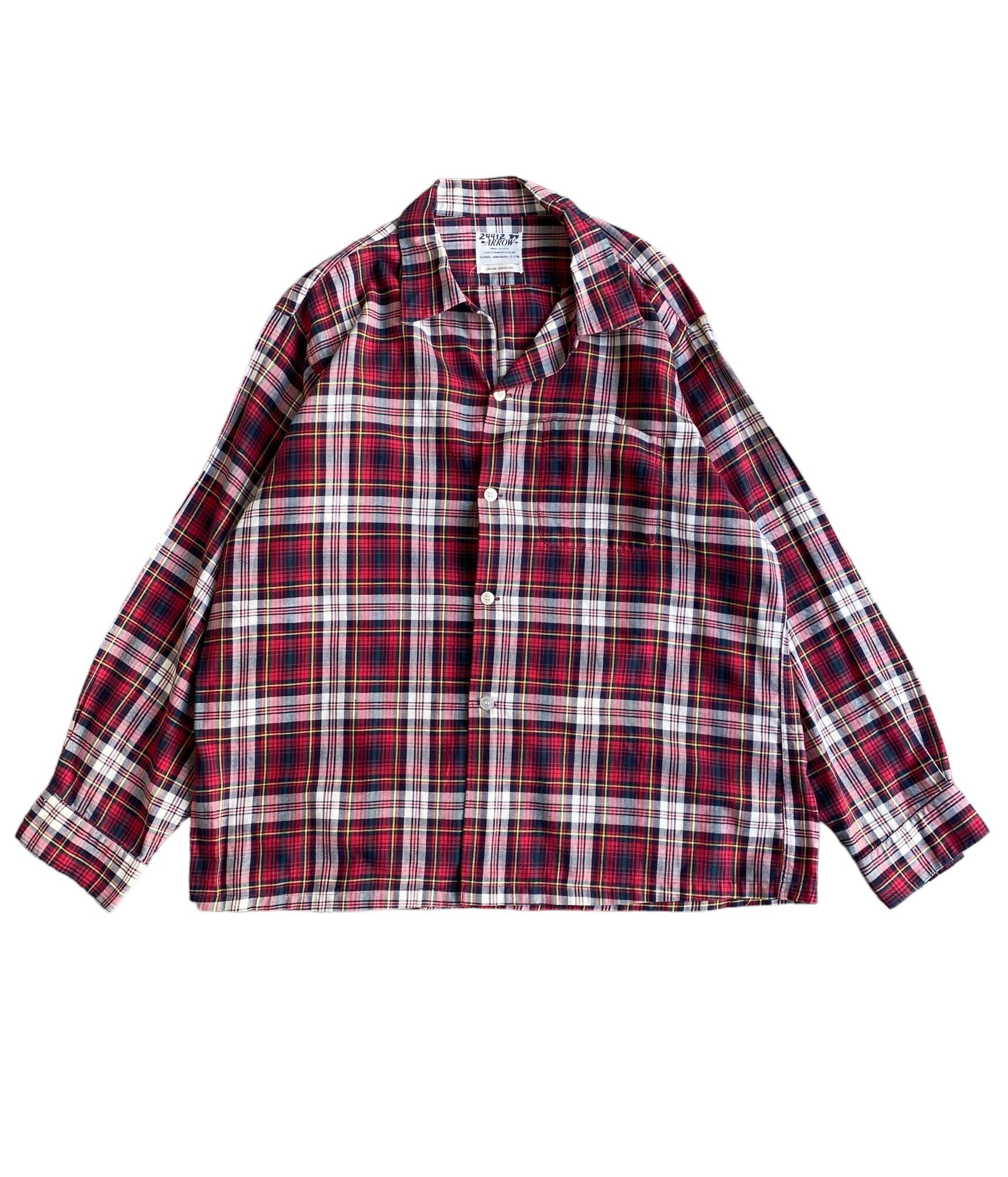 Vintage 60s M Check shirt -ARROW- | BEGGARS BANQUET公式通販サイト 
