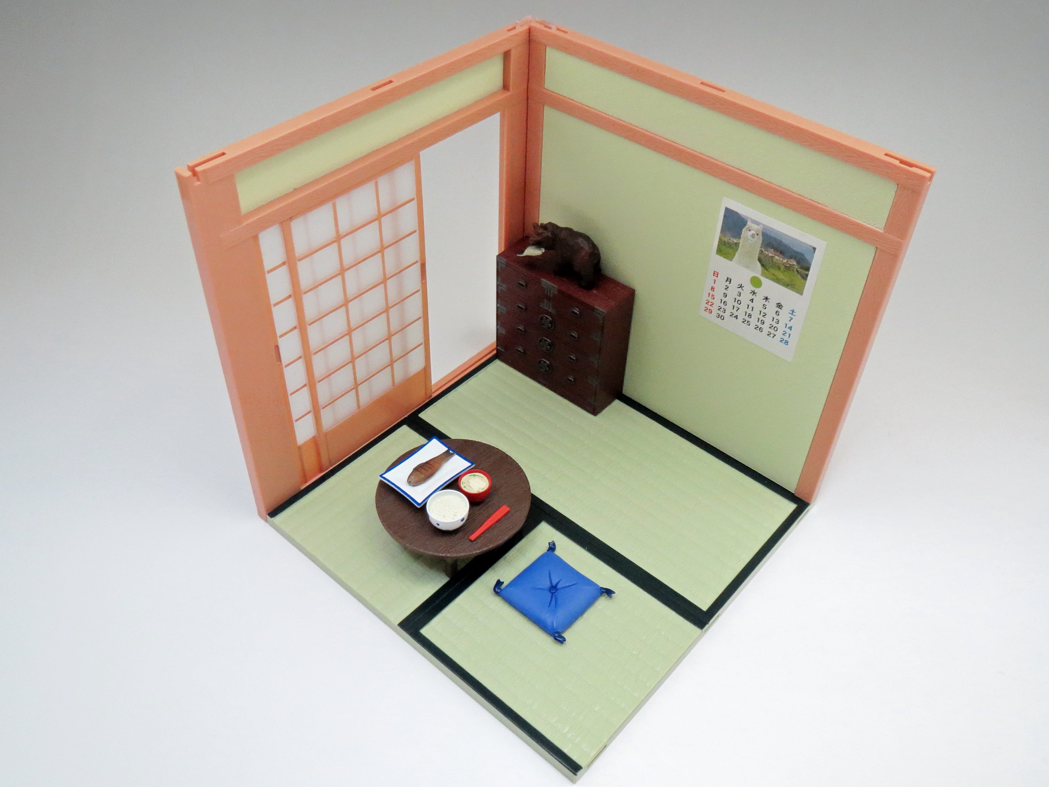 再入荷 ねんどろいどプレイセット #02 和の暮らしA 食卓セット タンス