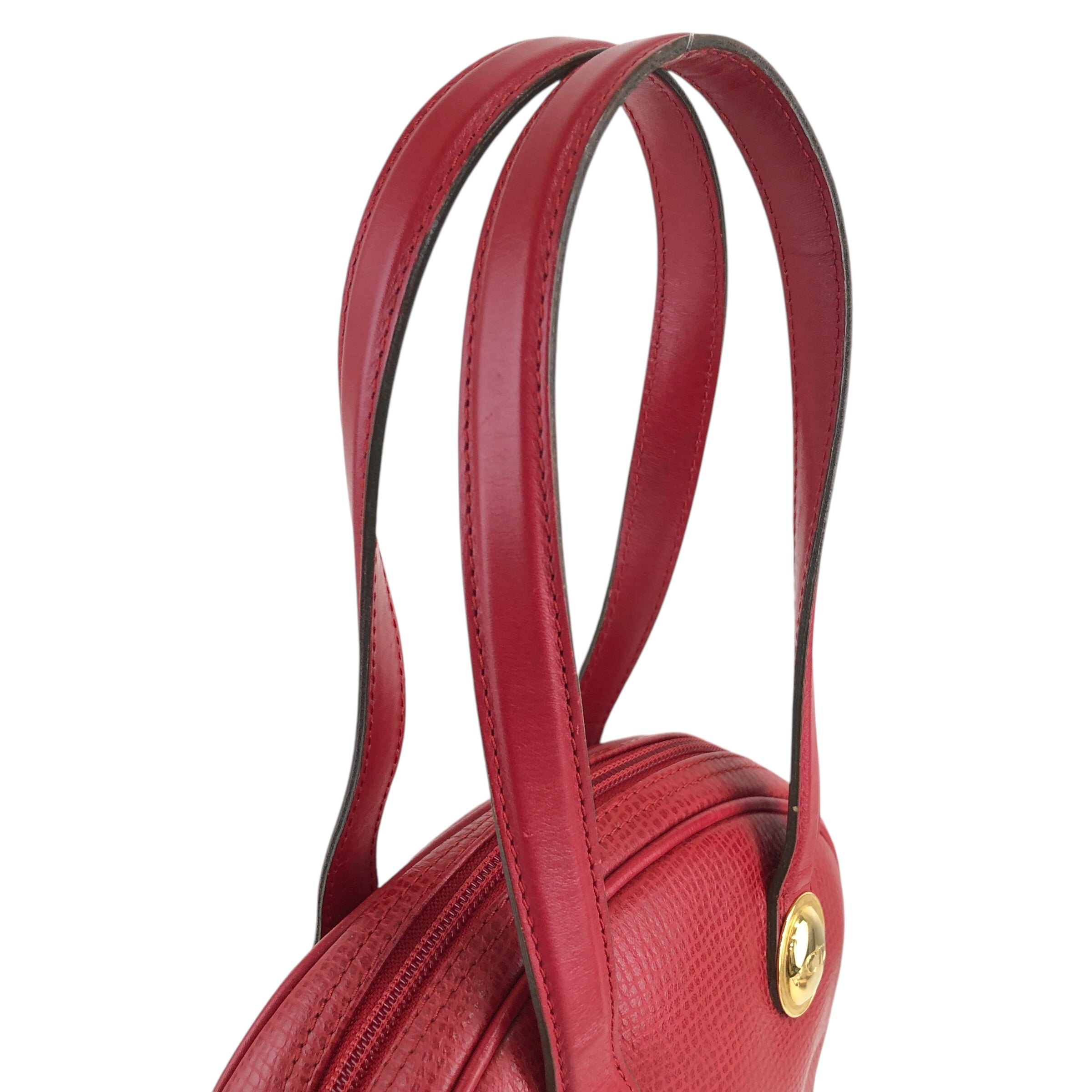 Christian Dior クリスチャン ディオール ハンドバッグ レッド Christian Dior クリスチャン ディオール ハンドバッグ レッド