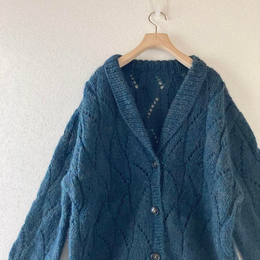 総刺繍 花柄 刺繍 ニット カーディガン 立体刺繍 くすみカラー 総刺繍 花柄 刺繍 ニット カーディガン 立体刺繍 くすみカラー