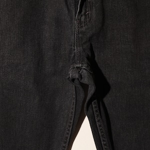 33×30 505-0260 USA 00年 サルファーブラックデニムパンツ Levi’s リーバイス 黒