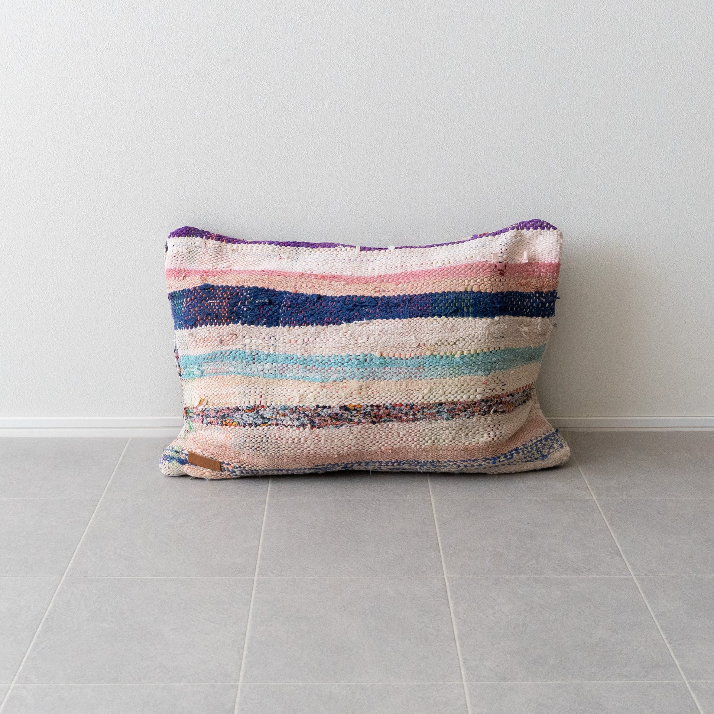 【Vintage】ハイク・クッションカバー ダブルフェイス 40cm×60cm-Multi-