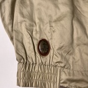 DOLCE ドルチェ リネン切替 コットン ジップアップ ワークベスト 5/ベージュ