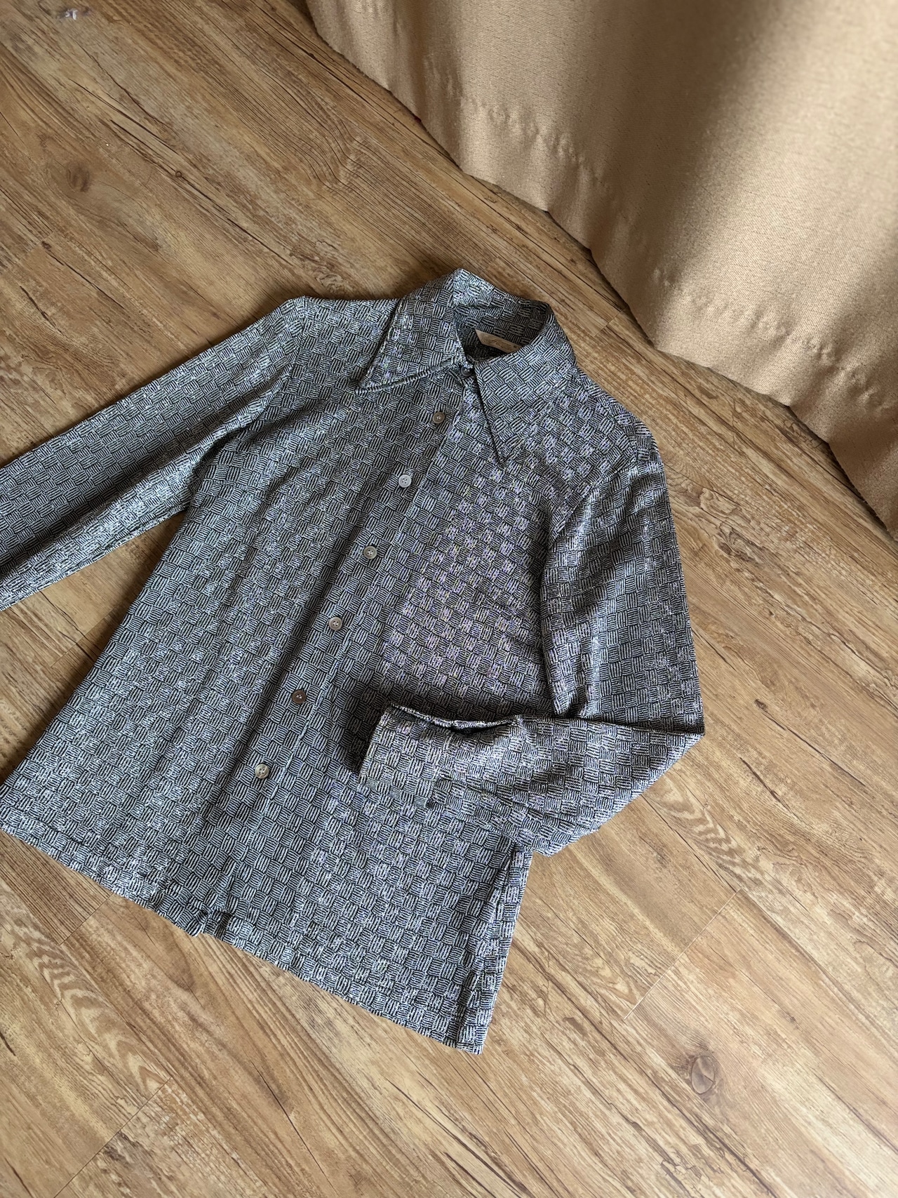 silver glitter rétro shirt-5142-2