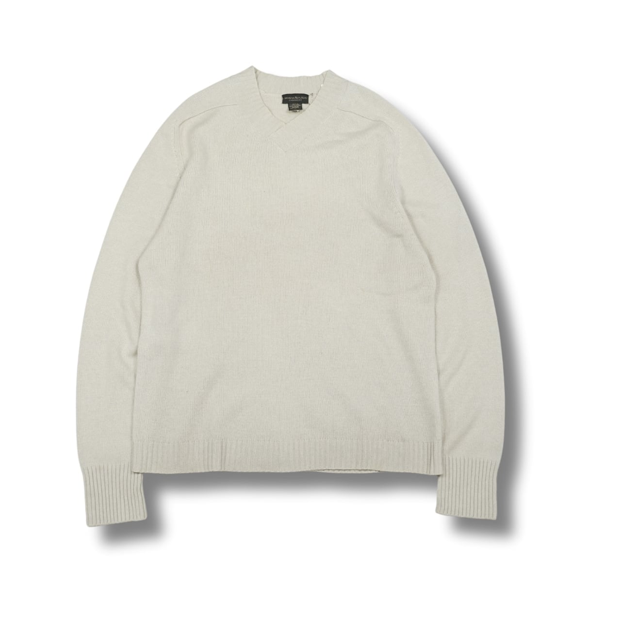 Banana Republic バナナリパブリック カシミアVネックニット(表記L・実寸L相当)|NA618