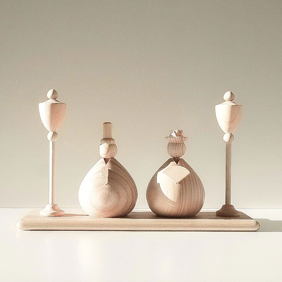 GR0081 wooden hina doll | GRAIN