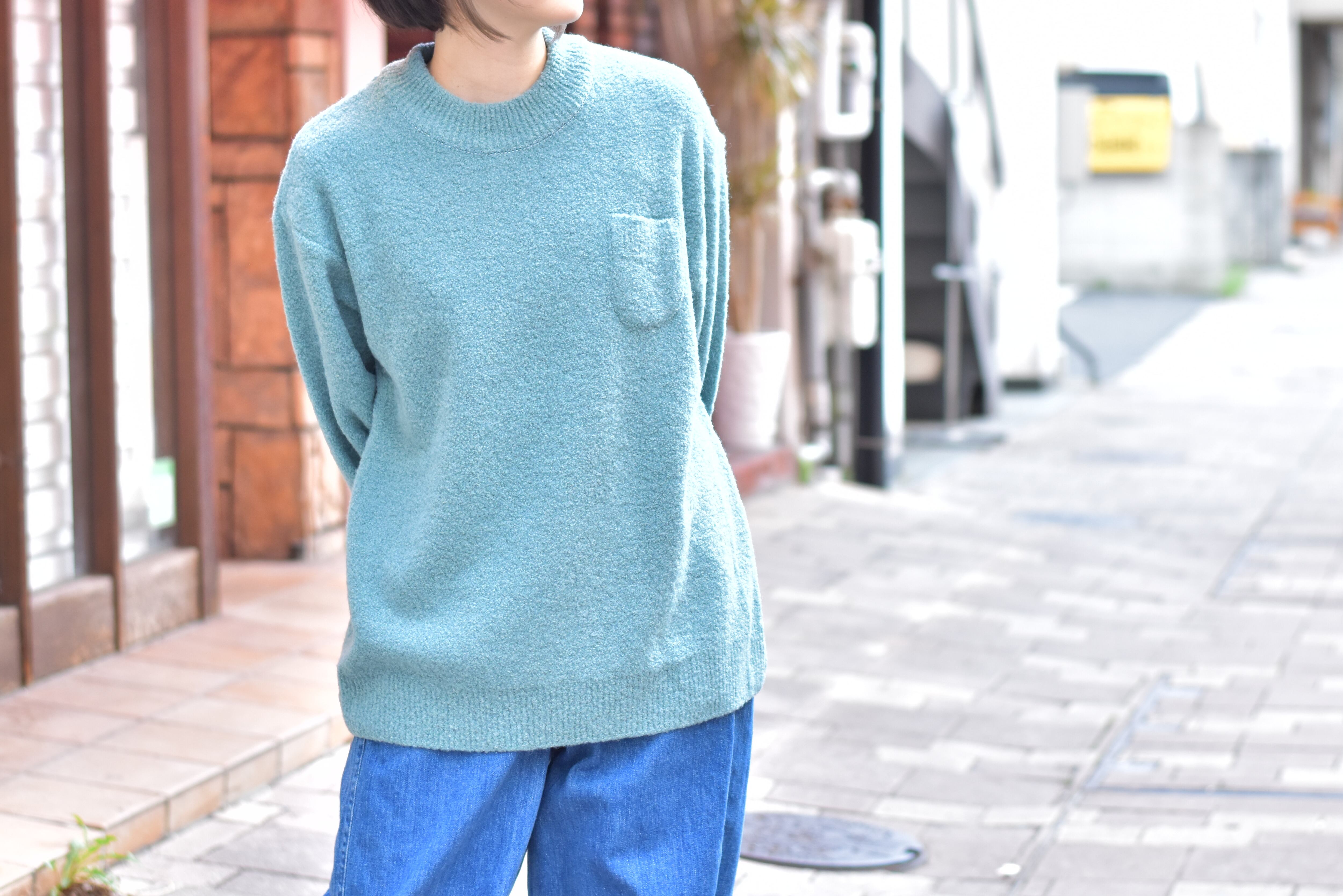 maillot】boucle pocket sweater | theater(シアター)